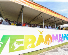 Palanque da abertura Verão Maior