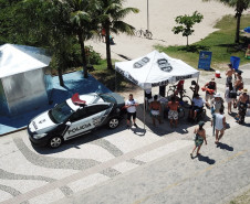 Ponto de orientação da PCPR no litoral paranaense