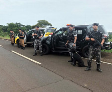 Policiais militares em operação na Costa Oeste