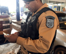 Policial militar em operação na Costa Oeste 