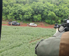 Polícia Civil do Paraná em operações aéreas na Costa Oeste