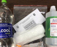 Produtos distribuídos pela polícia civil