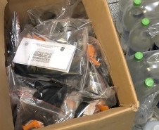 Produtos distribuídos pela polícia civil