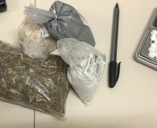 Drogas apreendidas durante operação
