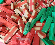 Drogas apreendidas e incineradas 