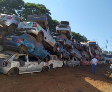 PCPR remove 1,6 mil veículos de pátios em Cascavel
