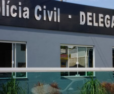 Fachada da delegacia