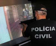 Policiais civis em curso em Cascavel