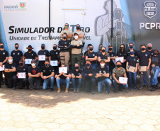 Policiais civis em curso em Cascavel