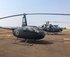 PCPR inaugura base aérea no oeste do Paraná