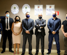 Participantes posando para foto