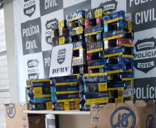 PCPR prende dois suspeitos, recupera veículo e carga roubada menos de uma hora após o crime