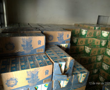 PCPR apreende carga de leite roubada avaliada em R$ 76 mil  