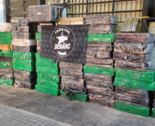 Diversos pacotes de droga apreendida