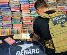 PCPR retira quase 700 quilos de cocaína pura do crime organizado em menos de duas semanas  