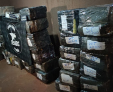 PCPR e GM apreendem mais de uma tonelada em Foz do Iguaçu  