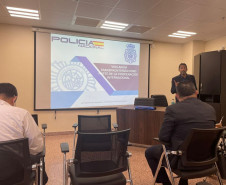 PCPR recebe visita da polícia da Espanha e do Paraguai em Foz do Iguaçu