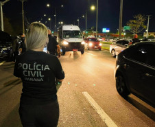 PCPR flagra motoristas alcoolizados durante operação na Linha Verde em Curitiba