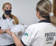 Entrega dos uniformes