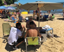 PCPR orienta veranistas sobre uso de caixas de som em alto volume nas praias