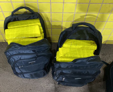 Droga é encontrada e bagagens de passageiras de ônibus interestadual