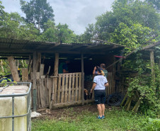 PCPR prende em flagrante homem por maus tratos a oito animais em Guaratuba