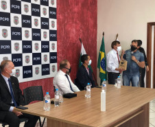 PCPR homenageia escrivão mais velho na ativa em todo país