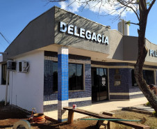 Predio da delegacia em reforma