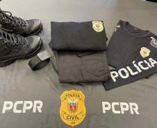 Uniforme novo da PCPR