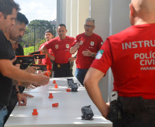 Entrega armas de choque