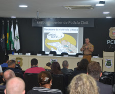 PCPR realiza seminário integrado com agentes da segurança pública e Consegs em Curitiba