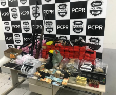 PCPR prende quatro pessoas em flagrante ligadas à organização criminosa responsável por tráfico de drogas