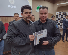 PCPR realiza entrega de medalhas para policiais civis em Francisco Beltrão 