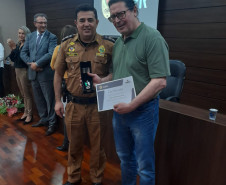 PCPR realiza entrega de medalhas para policiais civis em Ponta Grossa