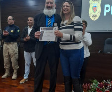 PCPR realiza entrega de medalhas para policiais civis em Ponta Grossa