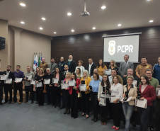 PCPR realiza entrega de medalhas para policiais civis em Ponta Grossa