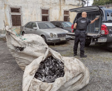 PCPR prende em flagrante suspeitos de receptação durante operação contra furtos e roubos de cabos 