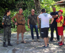 Secretaria da Segurança Pública acompanha ações do verão em Guaratuba e na Ilha do Mel