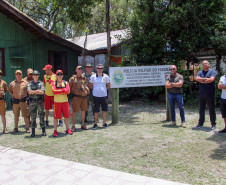 Secretaria da Segurança Pública acompanha ações do verão em Guaratuba e na Ilha do Mel