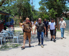 Secretaria da Segurança Pública acompanha ações do verão em Guaratuba e na Ilha do Mel