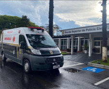 PCPR passa a contar com enfermaria e ambulância na Escola Superior de Polícia Civil