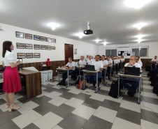 PCPR realiza atividade de orientação para casos de violência contra mulher em Pato Branco