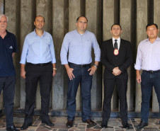 PCPR recebe doações de cestas básicas do Sinduscon para serem doadas para mulheres vítimas de violência doméstica 