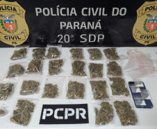 PCPR prende em flagrante homem por tráfico de drogas em Toledo 