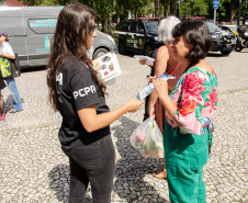 PCPR realiza evento Mulheres em Ação na praça Rui Barbosa em Curitiba  