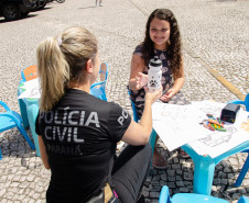 PCPR realiza evento Mulheres em Ação na praça Rui Barbosa em Curitiba  