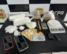 PCPR prende homens e apreende drogas em Umuarama
