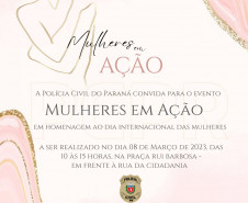 PCPR realiza evento em comemoração ao Dia das Mulheres