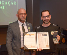 Duas operações da PCPR recebem homenagens de Mérito de Investigação Criminal