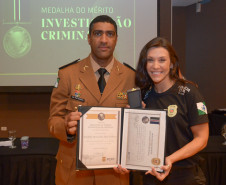 Duas operações da PCPR recebem homenagens de Mérito de Investigação Criminal
